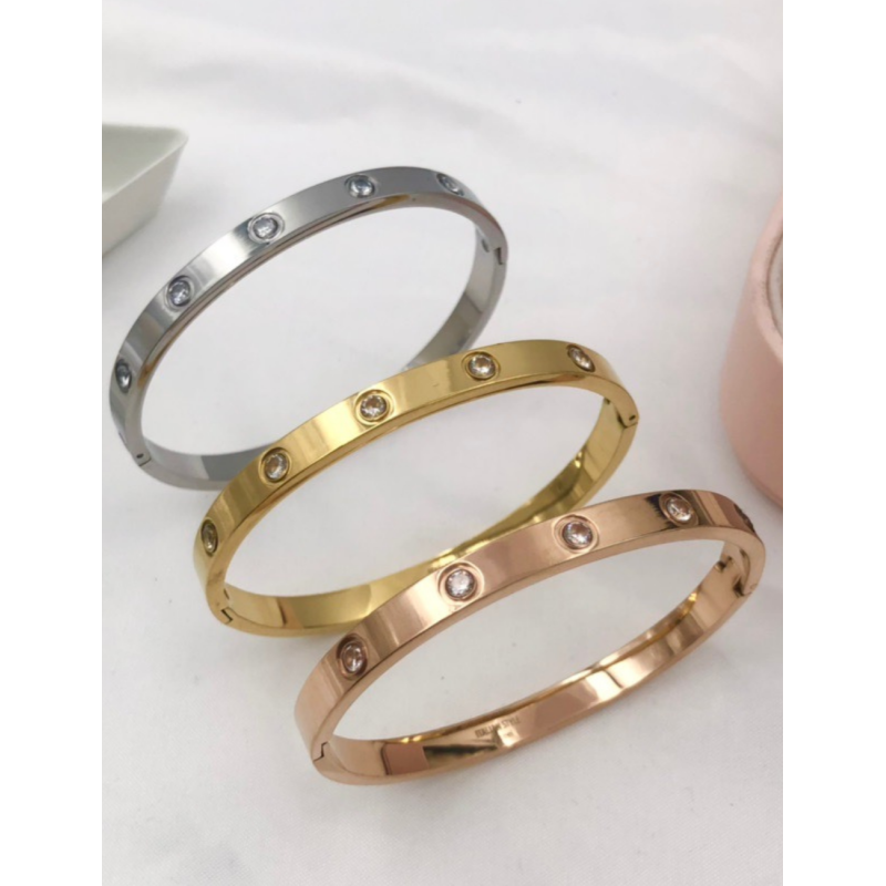 BRACCIALE RIGIDO CON PUNTI LUCE